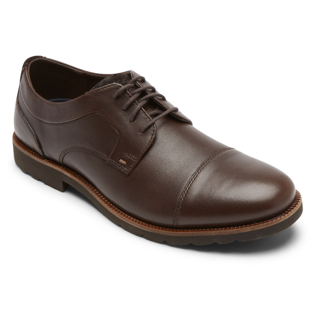 Rockport Oxfords Herre Mørke Brune - Sharp & Ready 2 Cap Toe - YVQK30475